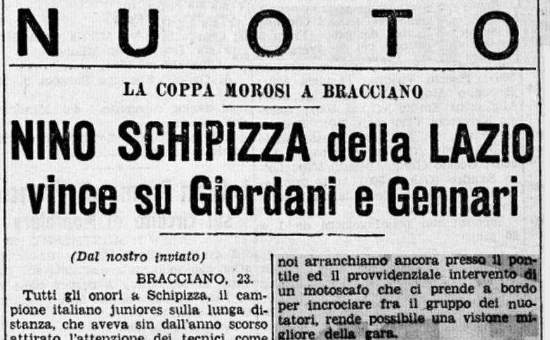 Bracciano (RM) 23 giugno 1935 – Coppa Morosi