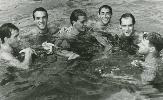 1955 – Pucci e Gionta in Nazionale