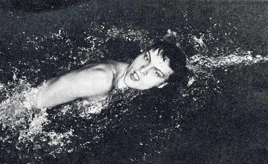 Paolo Pucci agli Europei di Nuoto del 1958