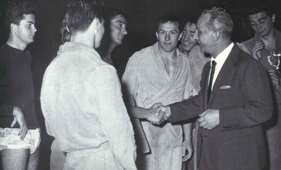 Anni 60 – Percuoco e giocatori biancocelesti