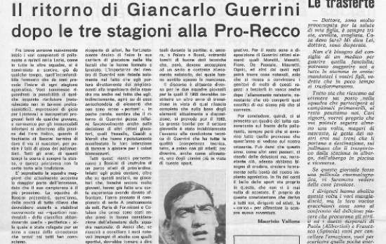 1968 – Giancarlo Guerrini, Campionato di Pallanuoto ed altro