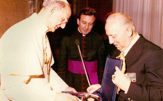 Papa Paolo VI e Gianni Caucia