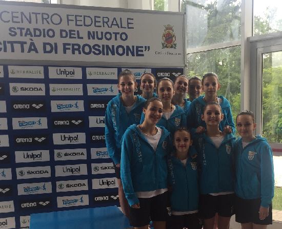 Ai Regionali  Sincronette Biancocelesti  da podio