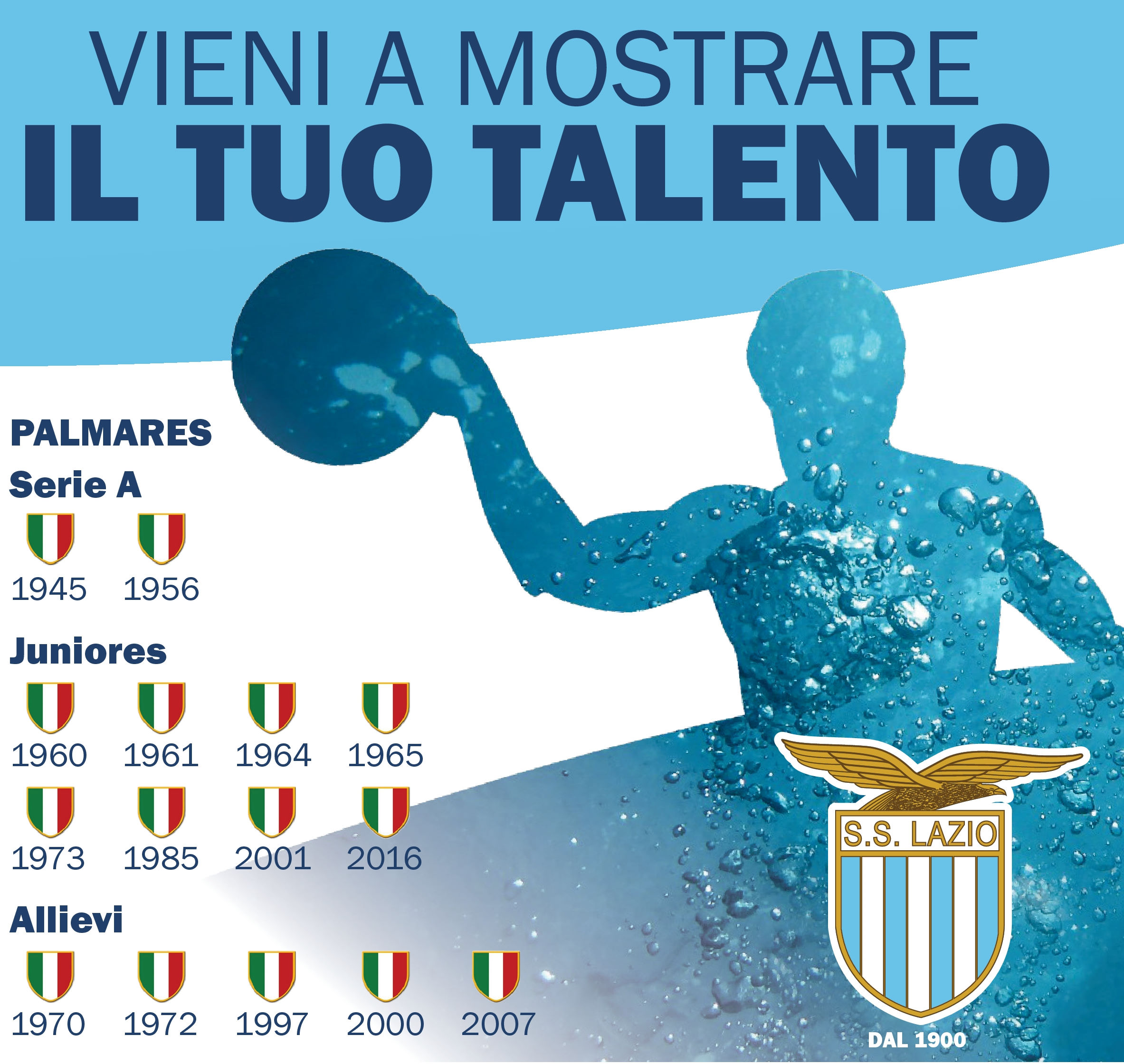 APERTE LE SELEZIONI PER I NATI DEL 2005-06-07-08