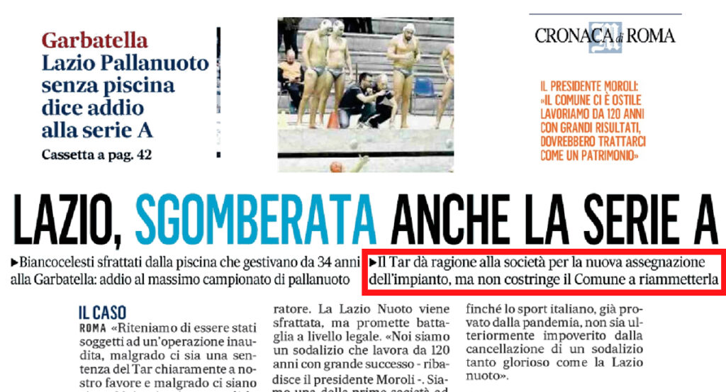 TRATTATI COME CRIMINALI DA ROMA CAPITALE, MALGRADO LA NOSTRA STORIA E LA SENTENZA DEL TAR A FAVORE NOSTRO !!!!