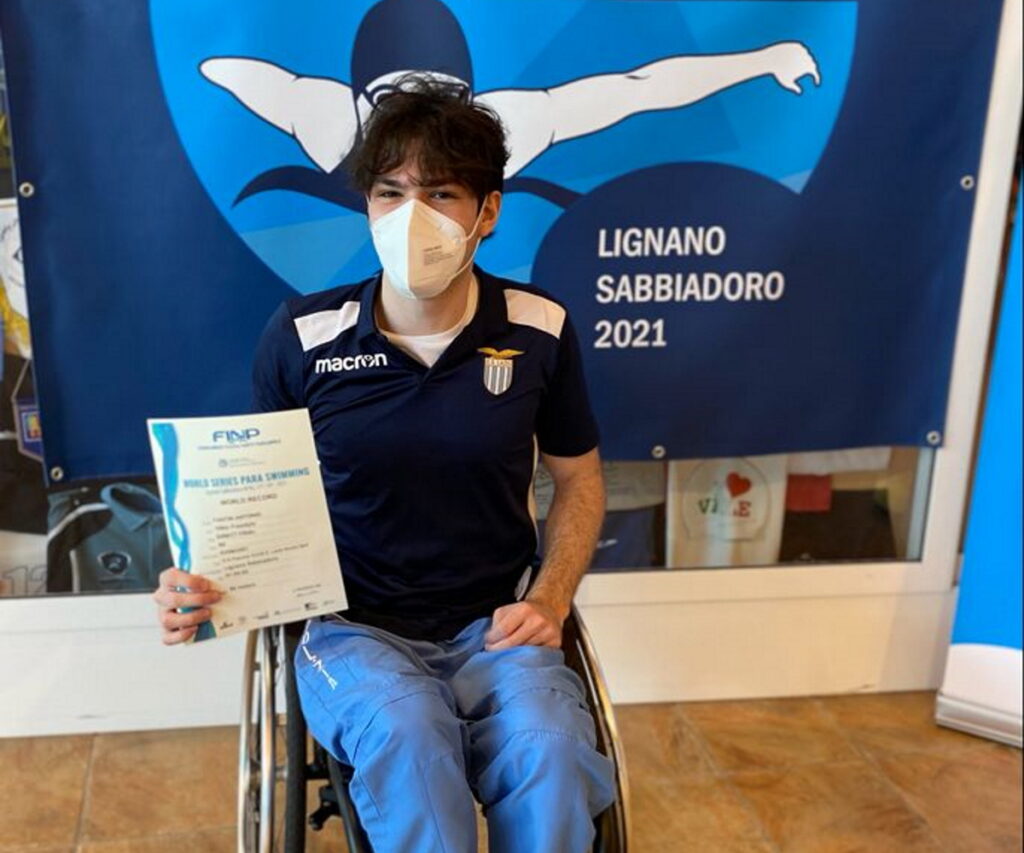 RECORD DEL MONDO NEI 100 SL PER IL NOSTRO ANTONIO FANTIN
