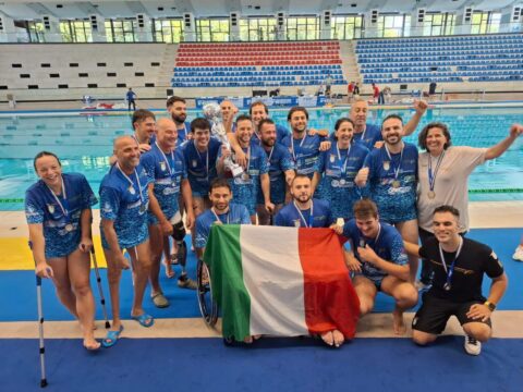 S.S. LAZIO NUOTO, È SCUDETTO! LA PALLANUOTO PARALIMPICA TORNA SUL TETTO D’ITALIA